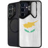 Cyprus Flag Distressed Galaxy S24 FE Kickstand Case